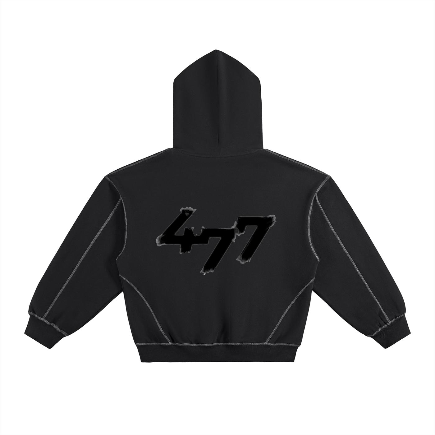 477 Collection BLACK & WHITE  Hoodie